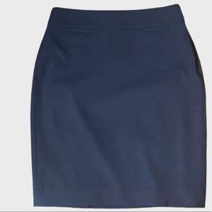 Banana Republic Suiting Skirt Navy Blue